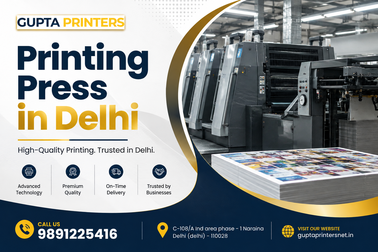 Gupta Printers &ndash; Professional Printing Press in Delhi for high-quality commercial printing services